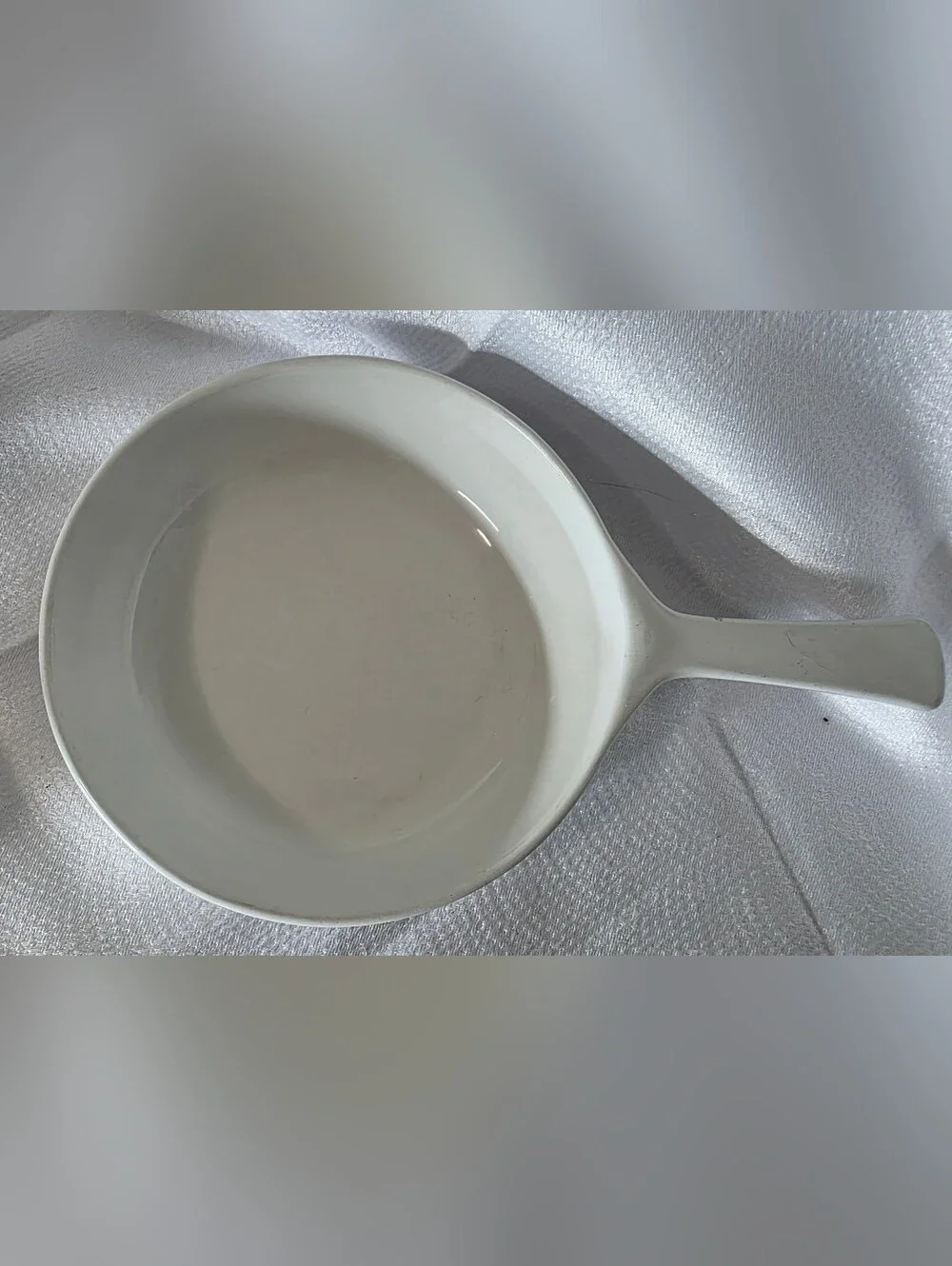 Corning Ware White With Blue Floral Skillet With Glass Lid
